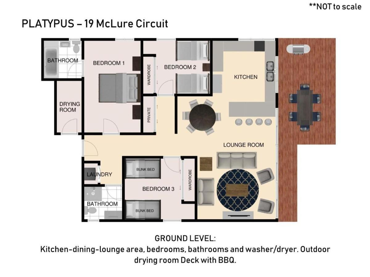 Platypus 19 Mclure Circuit Villa Jindabyne Eksteriør billede